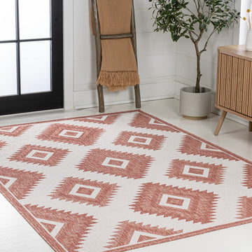 Lior Geometric Moroccan Diamond Area Rug